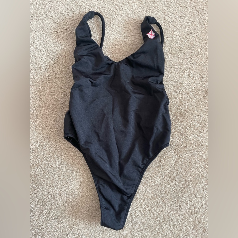 Old Row Classic High Waist One Piece Size XS Black Pre-owned